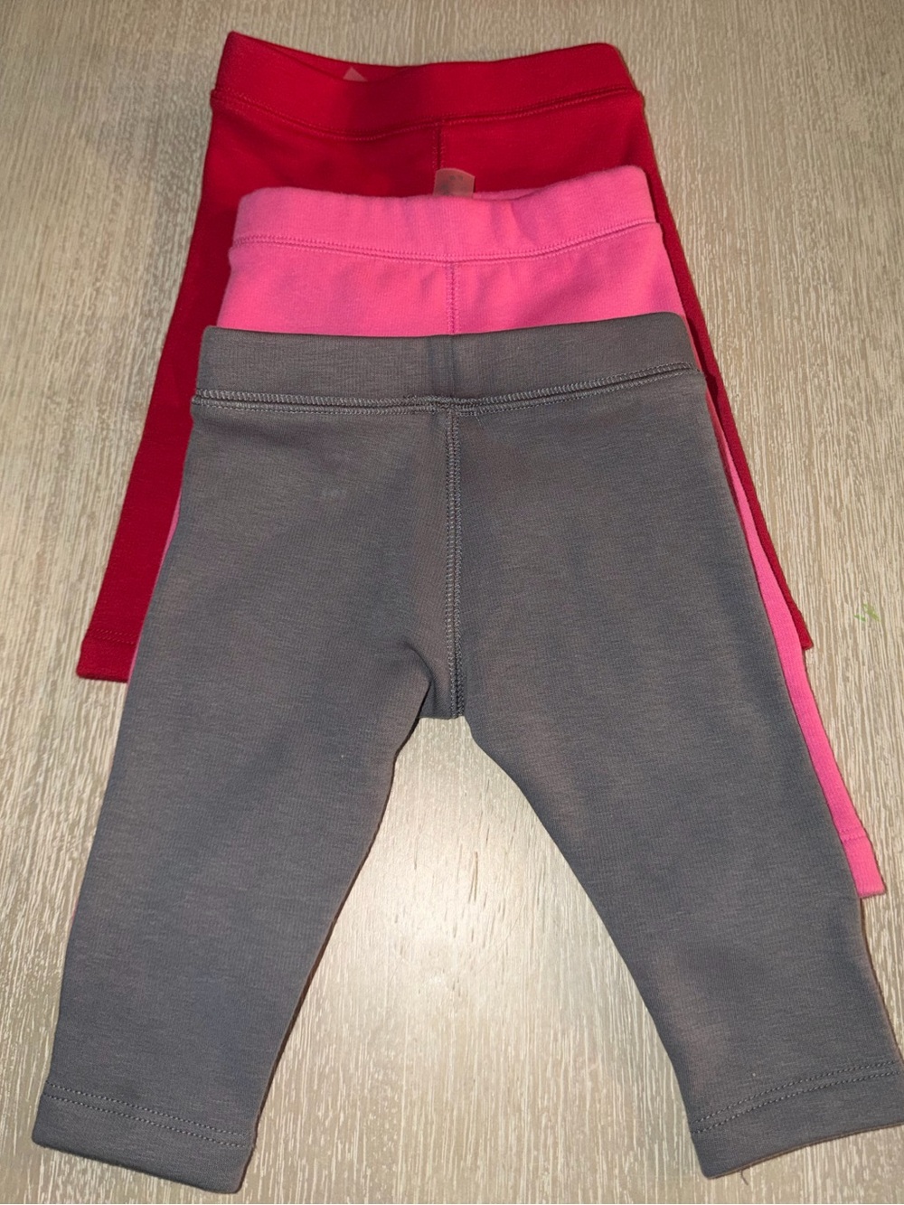 Primary Fleece- lined leggings bundle of 3  size 3-6 months